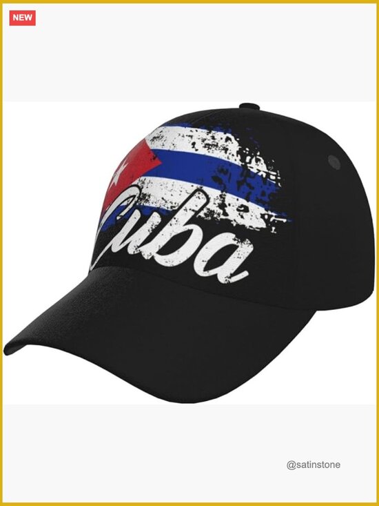 Adjustable Snapback Baseball Hat Polyester Flag Design Men Women main image 7